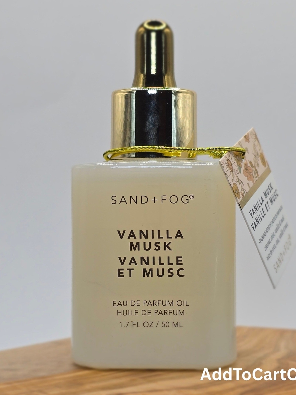 VANILLA MUSK Sand + Fog Fragrance Oil